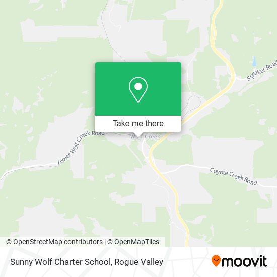 Sunny Wolf Charter School map