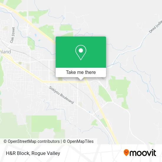 Mapa de H&R Block