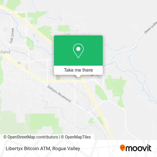 Mapa de Libertyx Bitcoin ATM