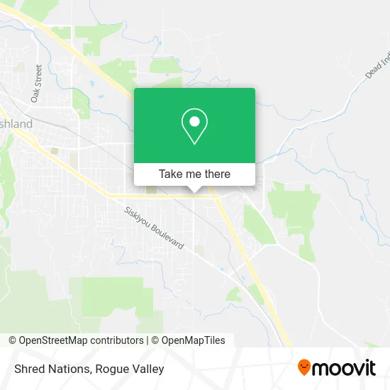 Shred Nations map
