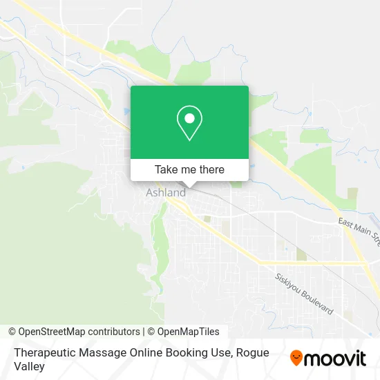 Mapa de Therapeutic Massage Online Booking Use