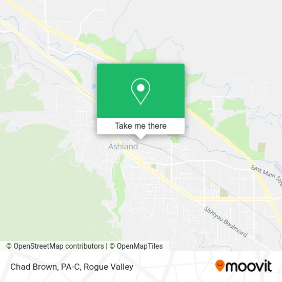 Mapa de Chad Brown, PA-C