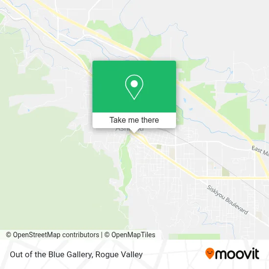 Out of the Blue Gallery map
