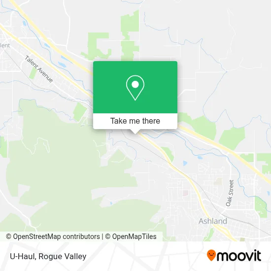 U-Haul map