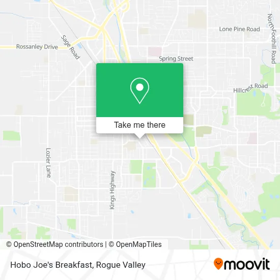 Hobo Joe's Breakfast map