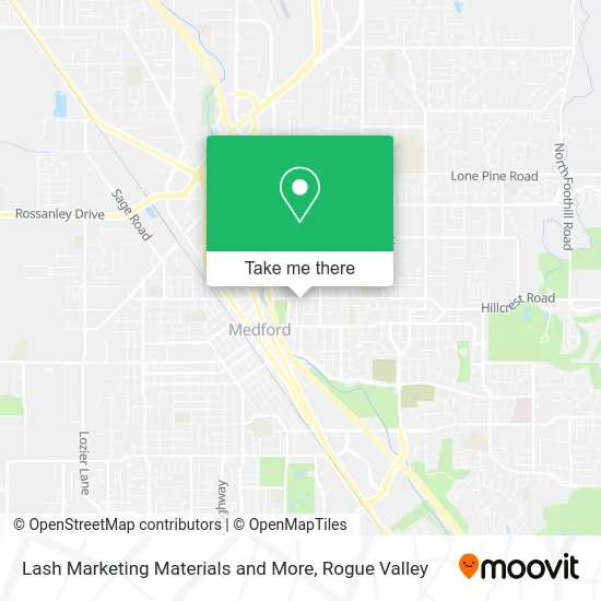 Lash Marketing Materials and More map