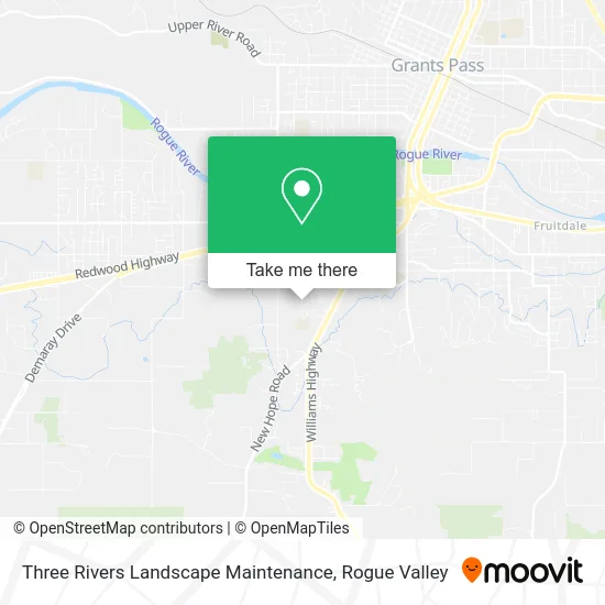 Three Rivers Landscape Maintenance map