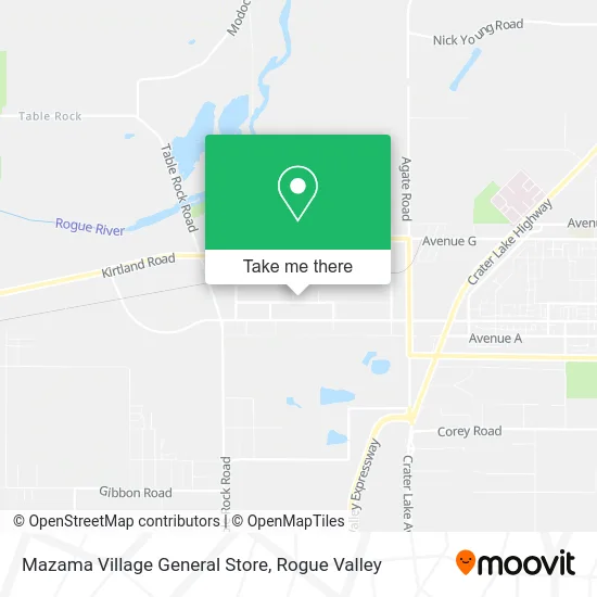 Mazama Village General Store map