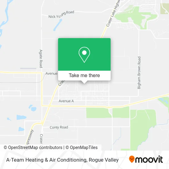 A-Team Heating & Air Conditioning map