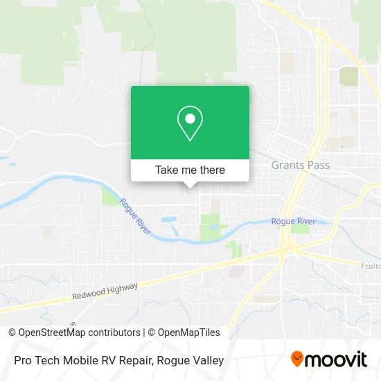 Mapa de Pro Tech Mobile RV Repair