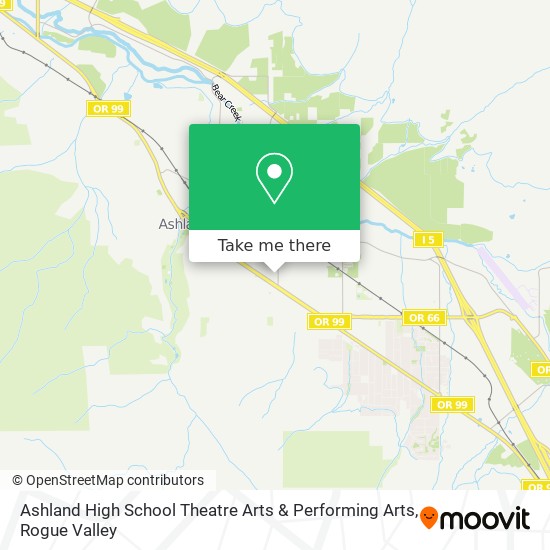 Ashland High School Theatre Arts & Performing Arts map