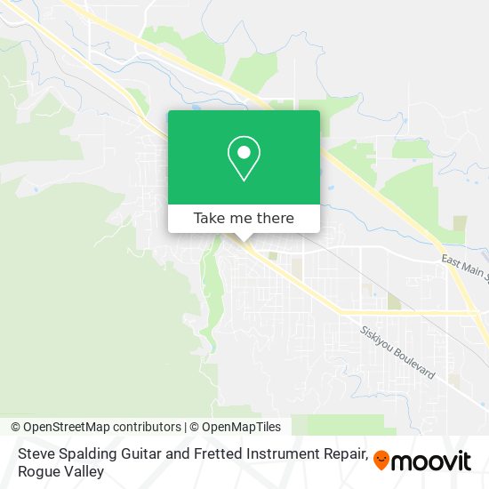 Mapa de Steve Spalding Guitar and Fretted Instrument Repair