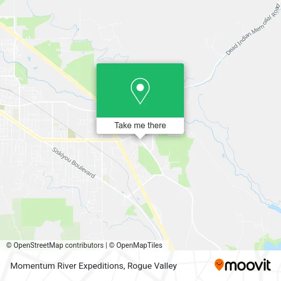 Momentum River Expeditions map
