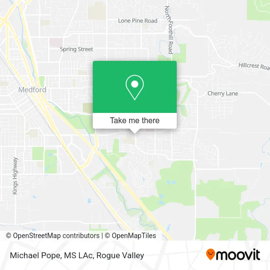 Michael Pope, MS LAc map