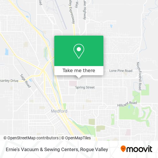 Ernie's Vacuum & Sewing Centers map