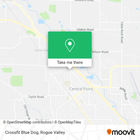 Crossfit Blue Dog map