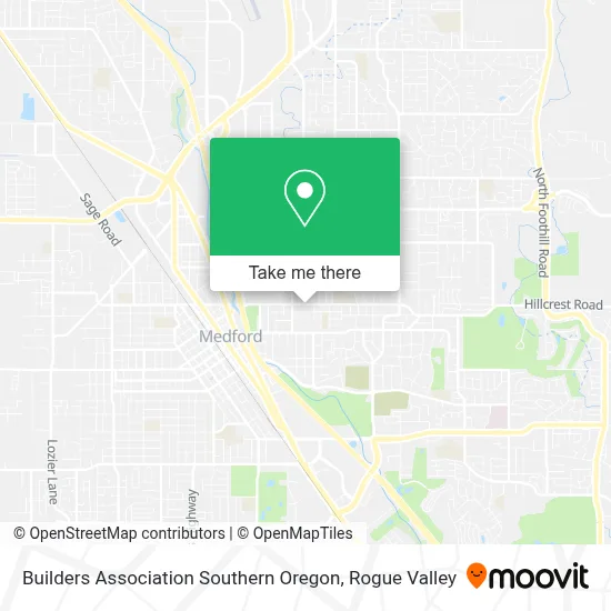 Builders Association Southern Oregon map