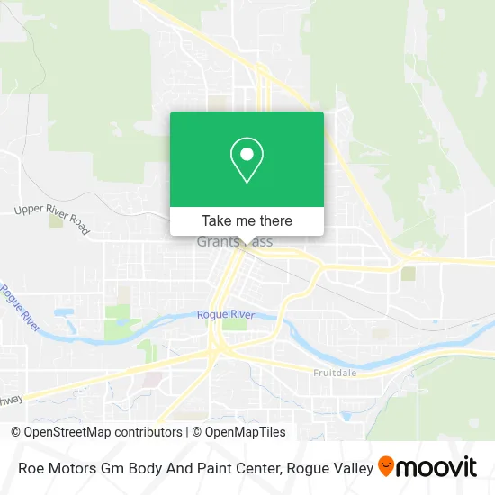 Roe Motors Gm Body And Paint Center map