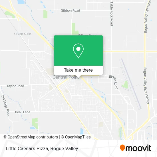 Little Caesars Pizza map