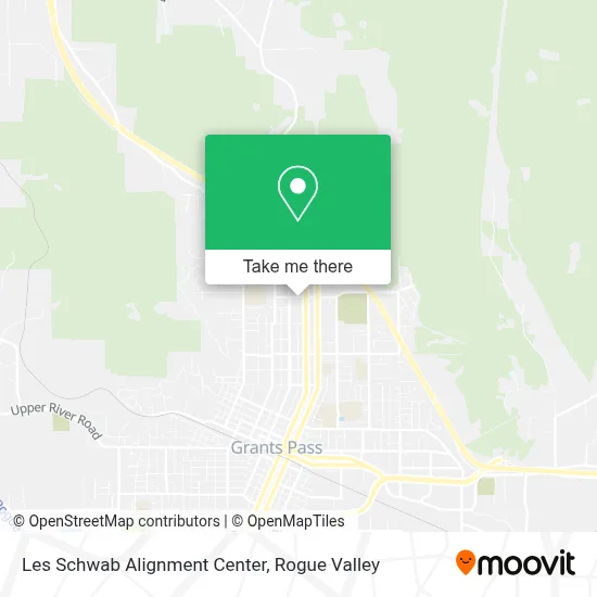 Les Schwab Alignment Center map