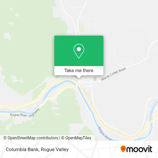 Columbia Bank map