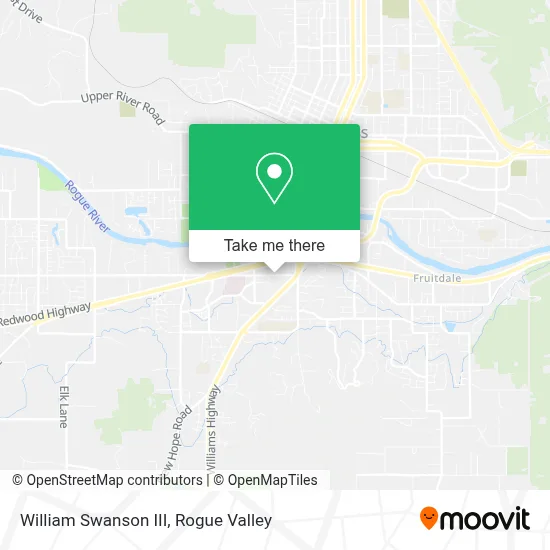 William Swanson III map