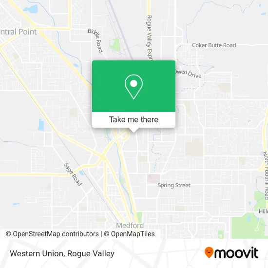 Western Union map