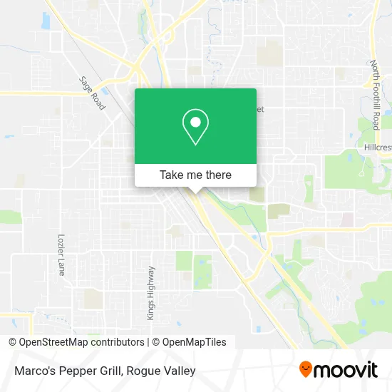 Marco's Pepper Grill map