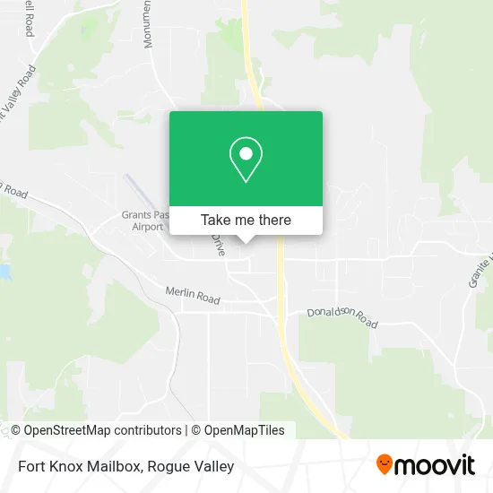 Fort Knox Mailbox map