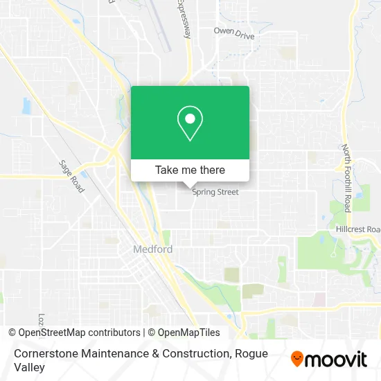 Cornerstone Maintenance & Construction map