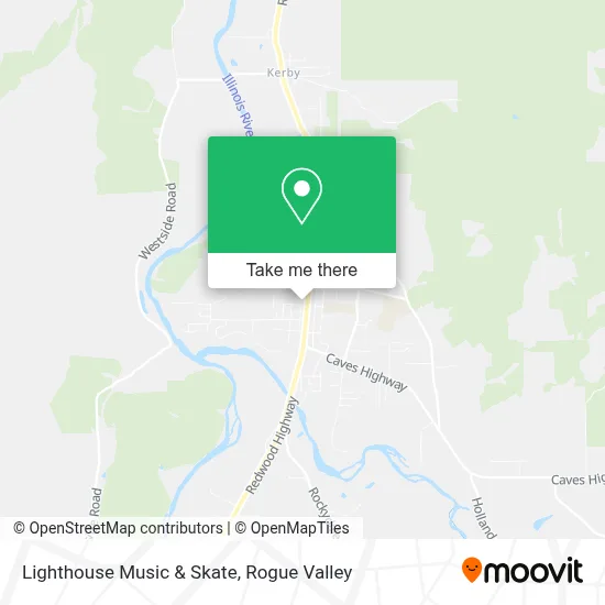 Lighthouse Music & Skate map
