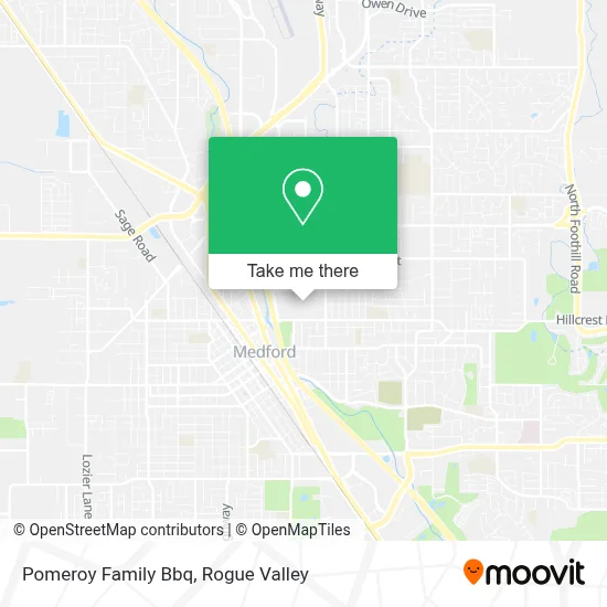 Pomeroy Family Bbq map