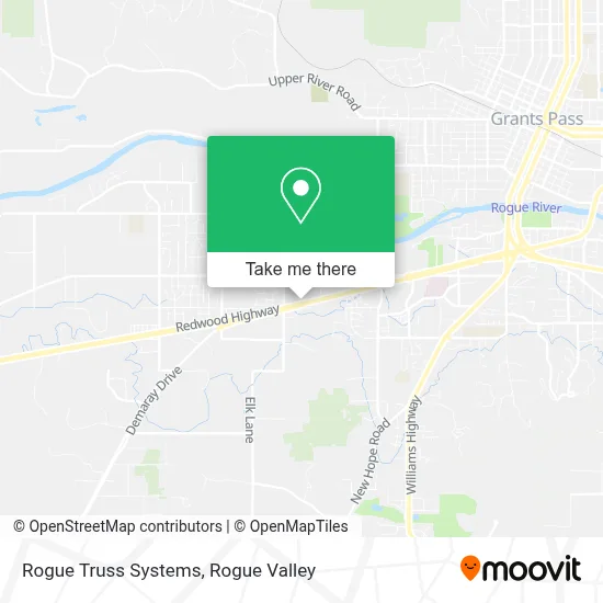 Rogue Truss Systems map