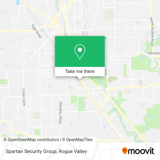 Spartan Security Group map