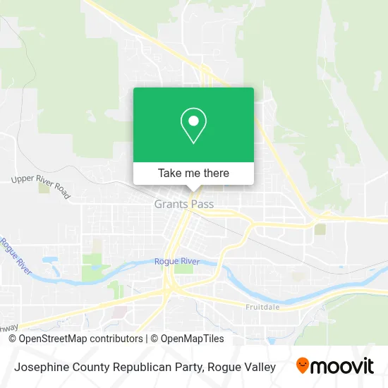 Josephine County Republican Party map