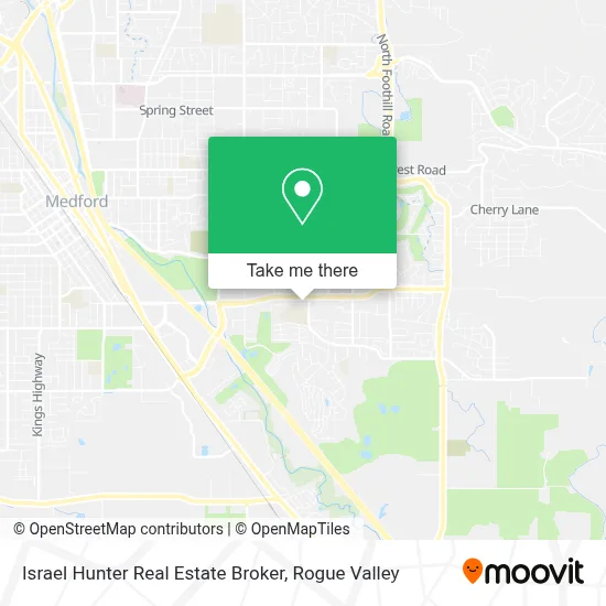 Israel Hunter Real Estate Broker map