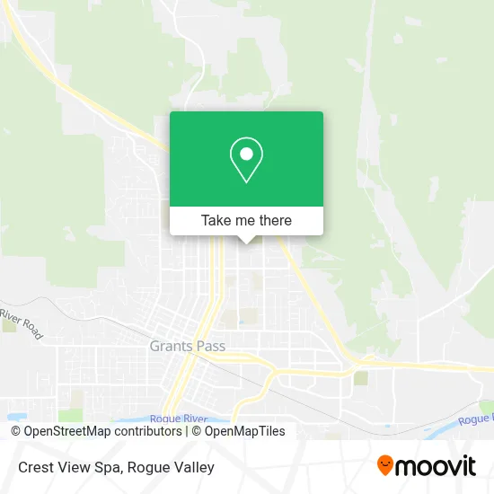 Crest View Spa map