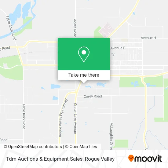 Tdm Auctions & Equipment Sales map