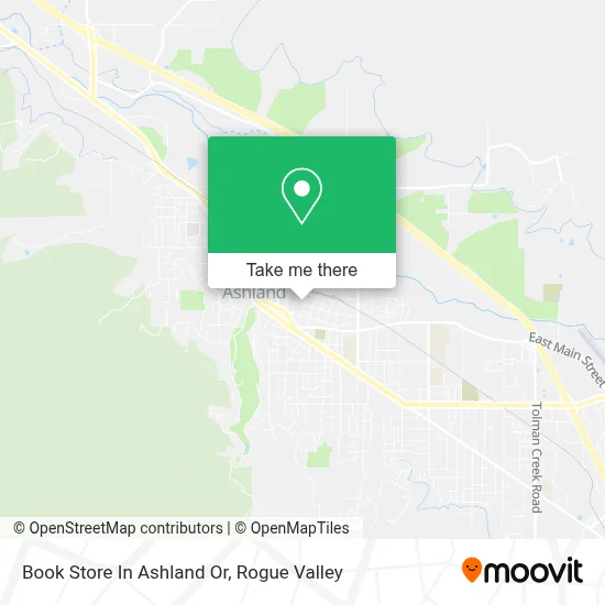 Book Store In Ashland Or map
