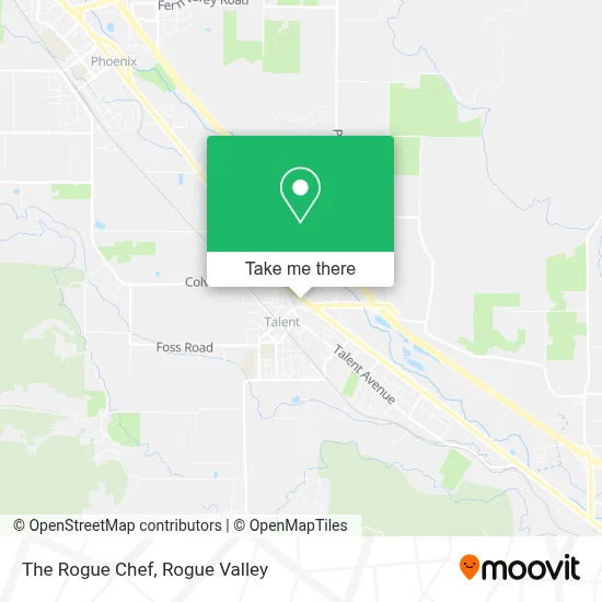 The Rogue Chef map