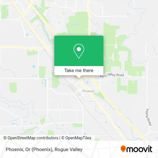 Phoenix, Or map