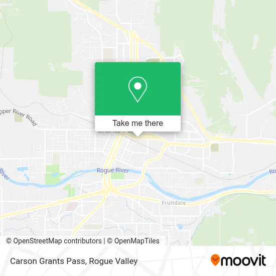 Carson Grants Pass map