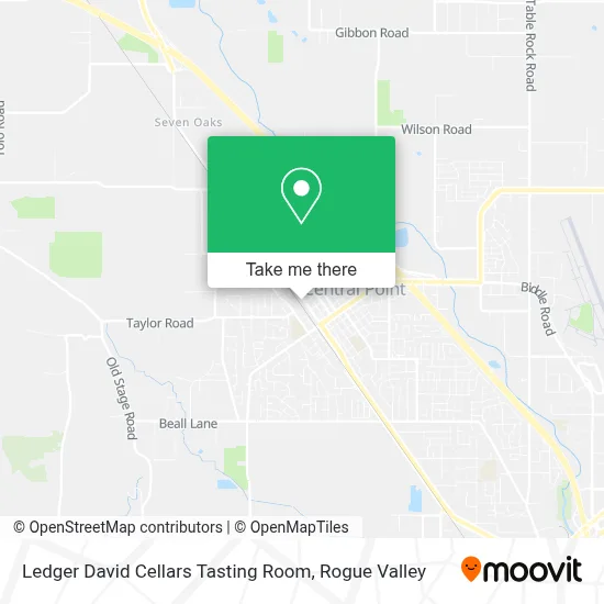 Ledger David Cellars Tasting Room map