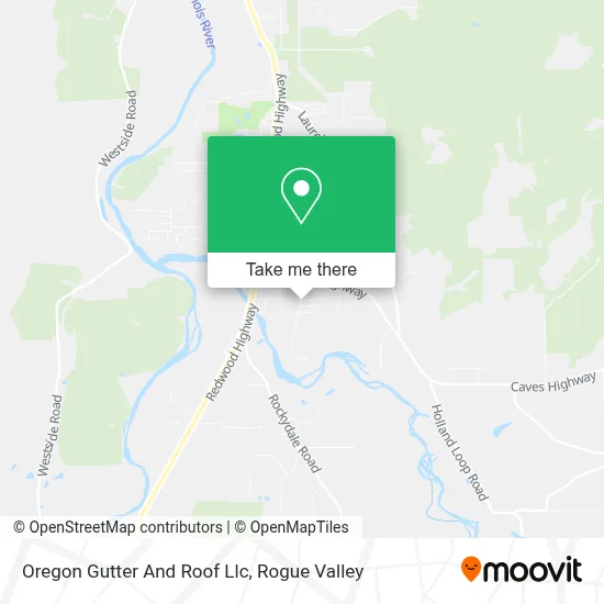 Oregon Gutter And Roof Llc map