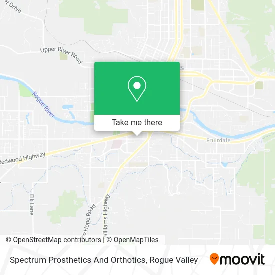 Spectrum Prosthetics And Orthotics map