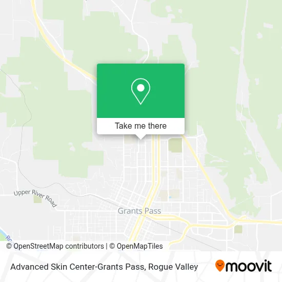Advanced Skin Center-Grants Pass map