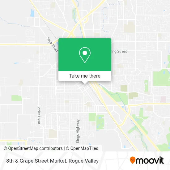 8th & Grape Street Market map