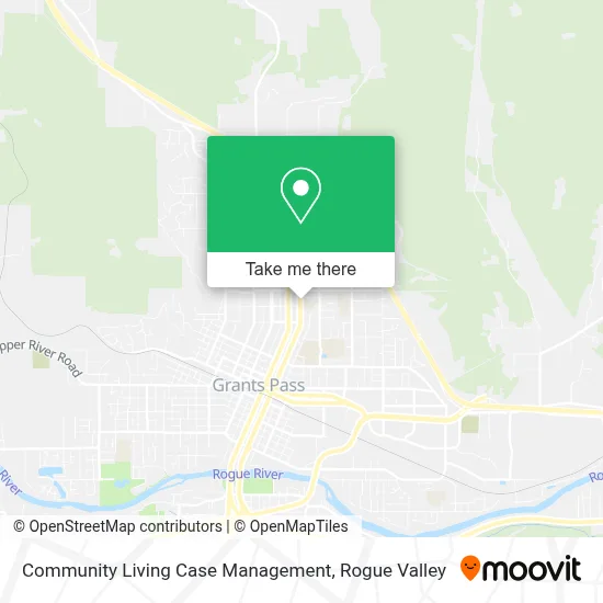Community Living Case Management map