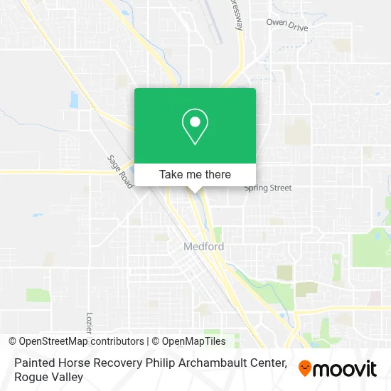 Painted Horse Recovery Philip Archambault Center map