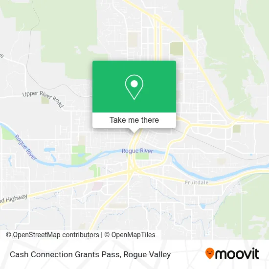 Cash Connection Grants Pass map